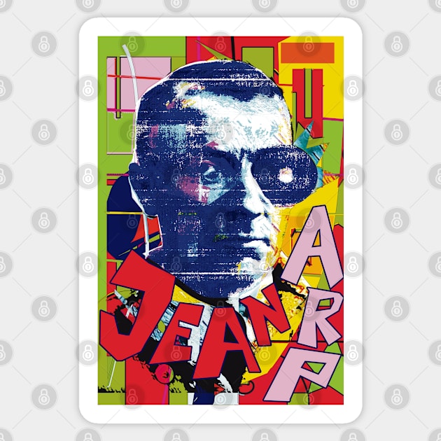 Jean Arp was Hans Arp Sticker by Exile Kings 